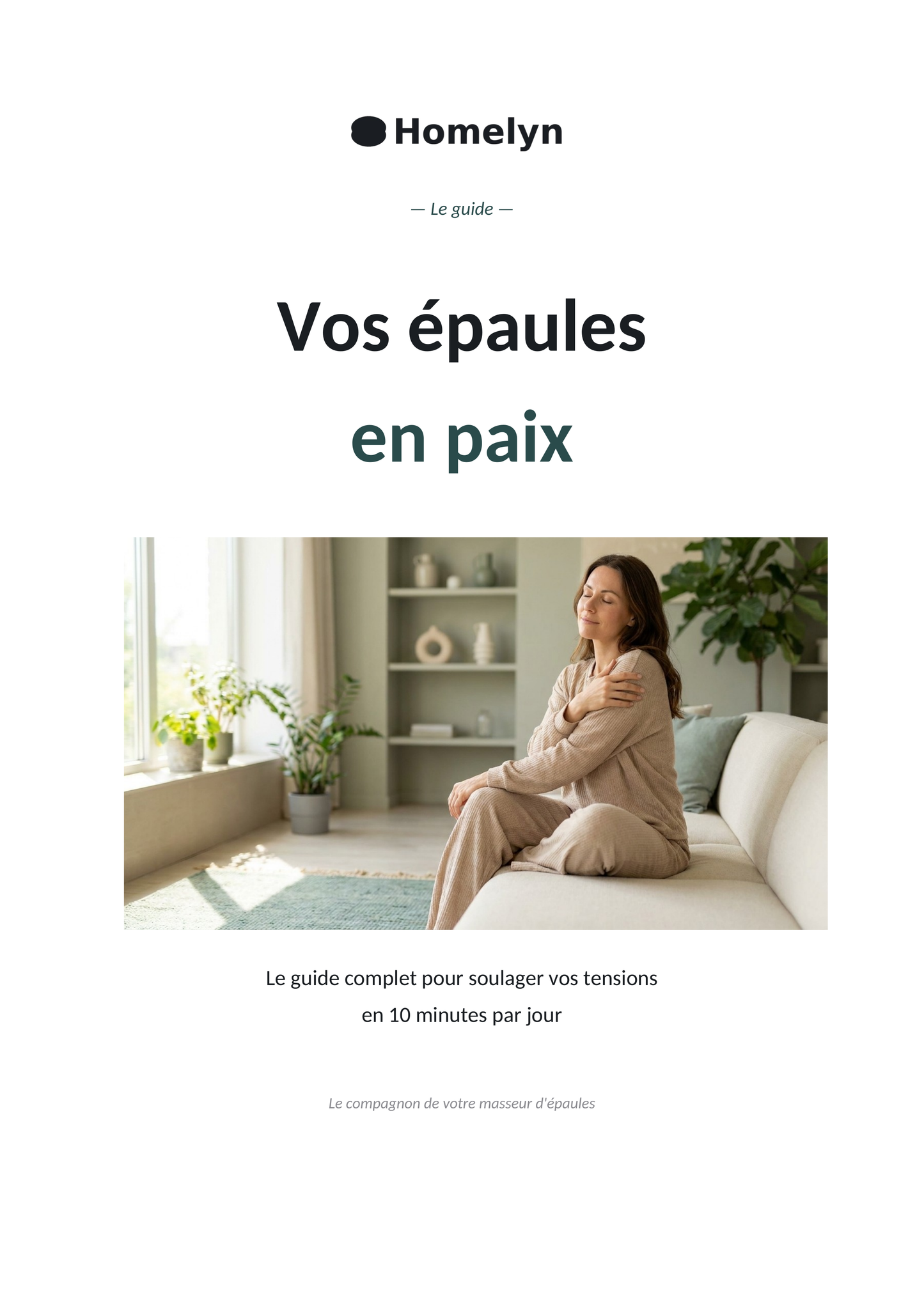 Ebook - Vos épaules en paix