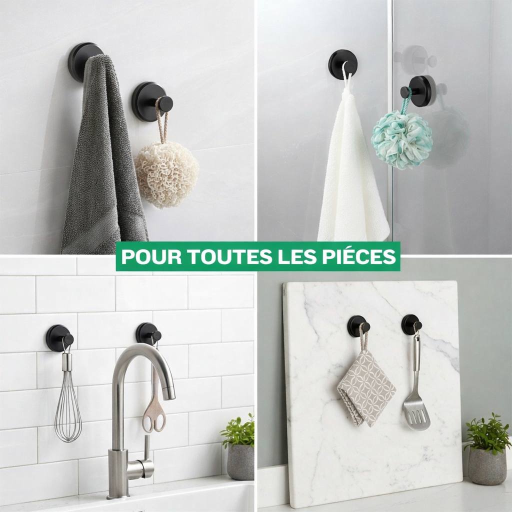 Crochets à ventouse MAISON HOMELYN (x4)