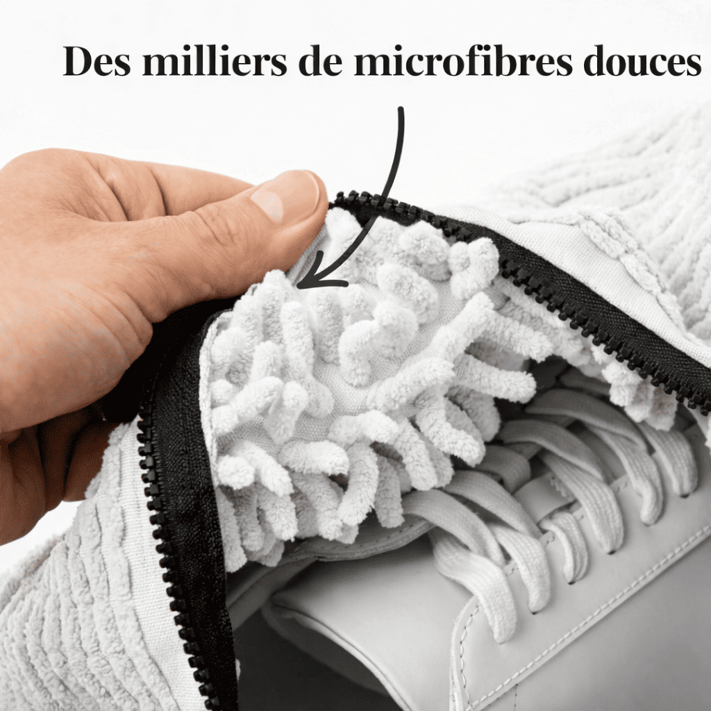 Sac à linge conçu pour les chaussures