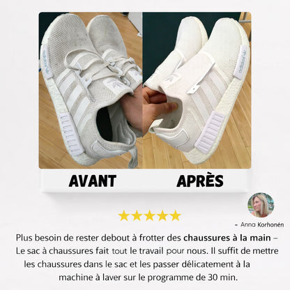 Sac à linge conçu pour les chaussures