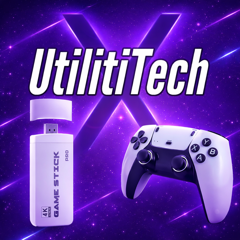 Console sans fil UtilitiTech X Retro Game Stick Pro+ 2
