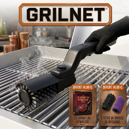 Grilnet — Ton barbecue propre en 2 minutes.
