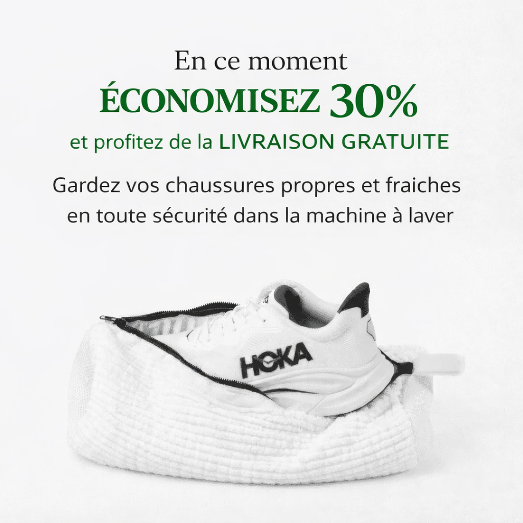 Sac à linge conçu pour les chaussures