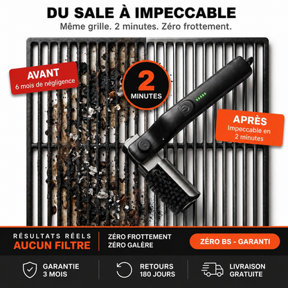 Grilnet — Ton barbecue propre en 2 minutes.
