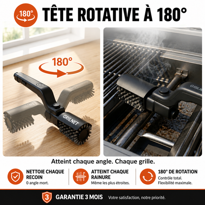 Grilnet — Ton barbecue propre en 2 minutes.