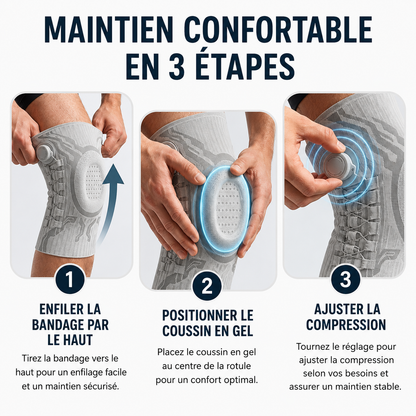 Genouillère de Soutien Homelyn — Confort articulaire au quotidien