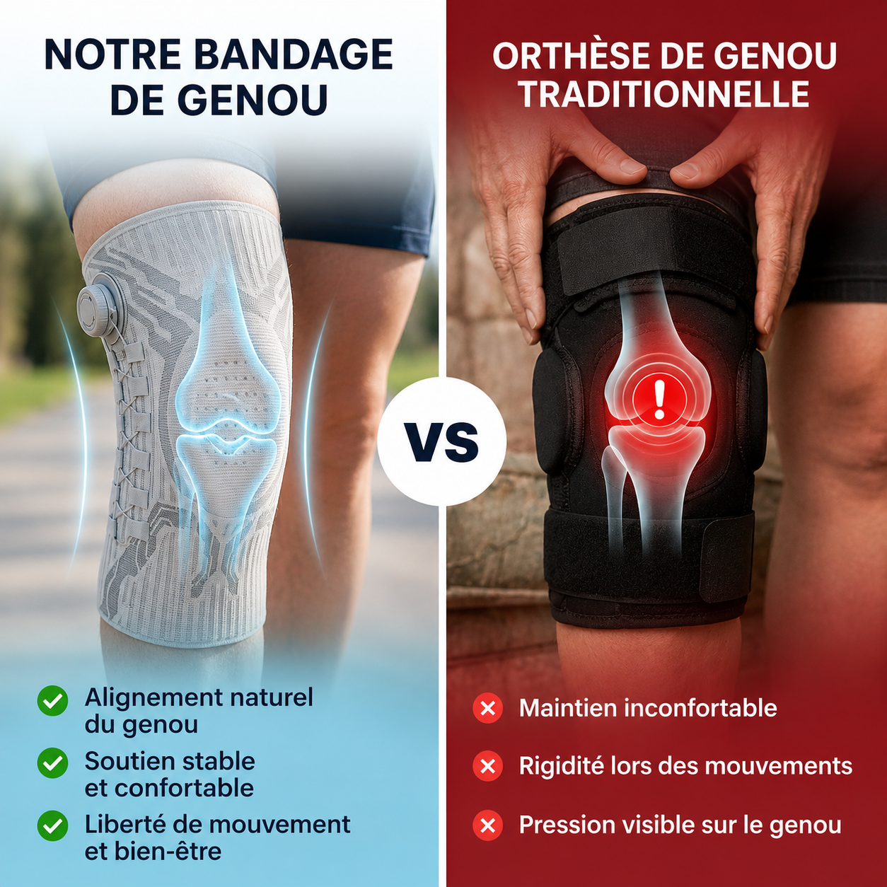 Genouillère de Soutien Homelyn — Confort articulaire au quotidien