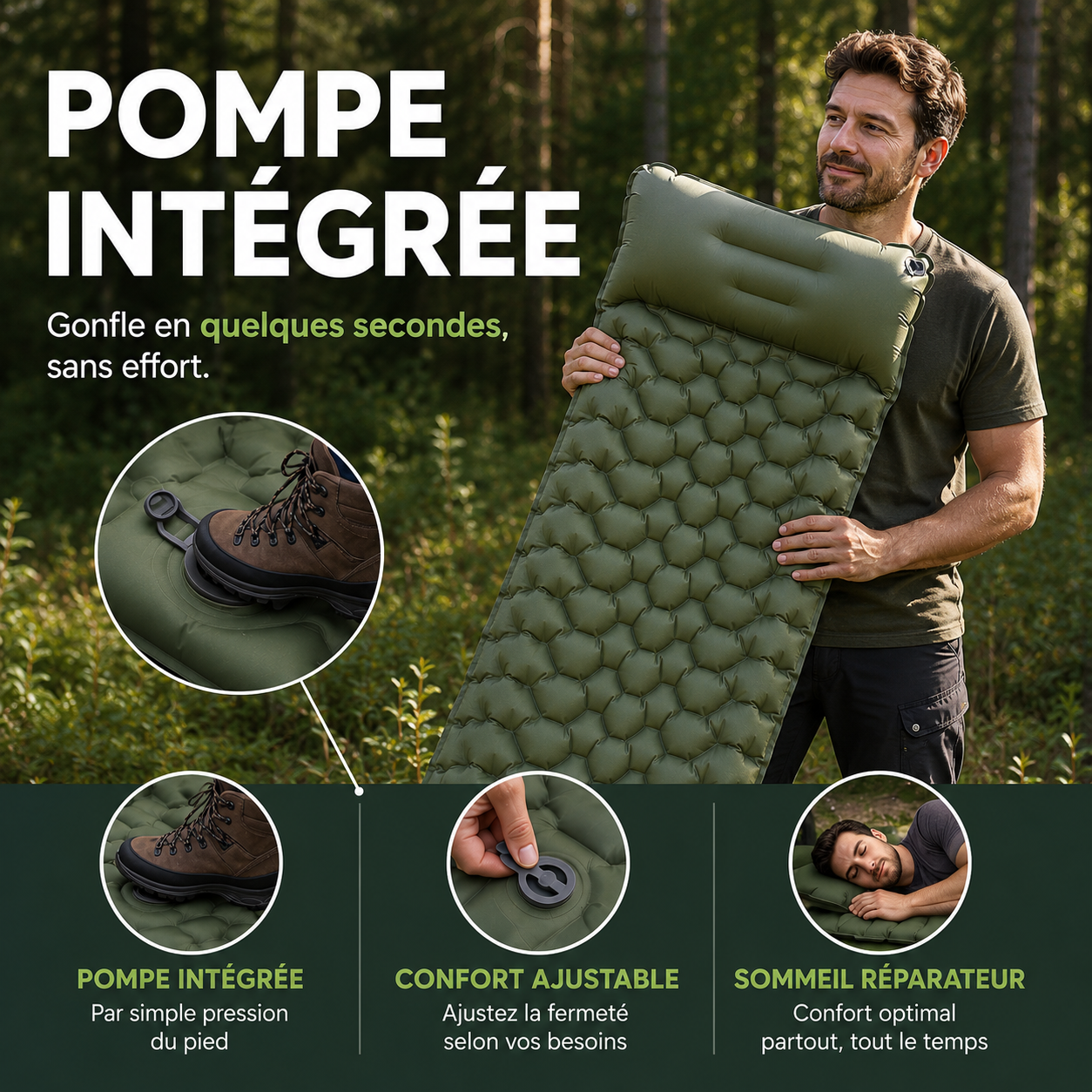 Matelas Pneumatique Ultraléger | Homelyn