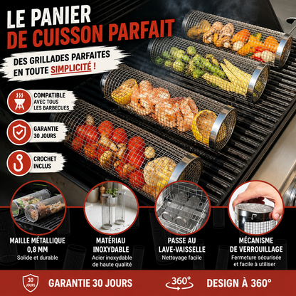 Panier-Grille Homelyn — Pour des barbecues sans ratés