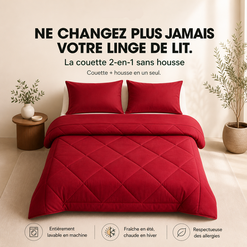 Homelyn® – La couette 2-en-1 sans housse