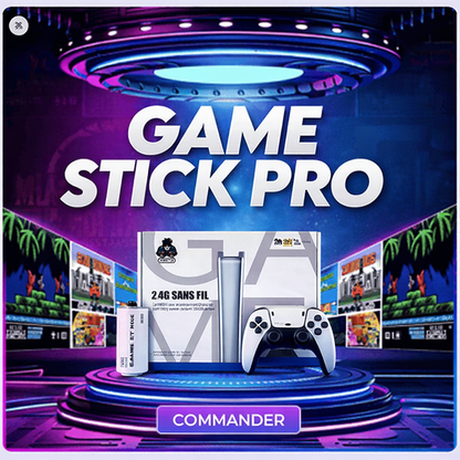 Console sans fil UtilitiTech X Retro Game Stick Pro+ 2