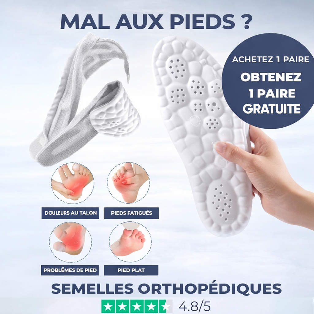 OrthoCloud 4D- Semelles orthopédique