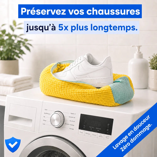 Sac à linge conçu pour les chaussures
