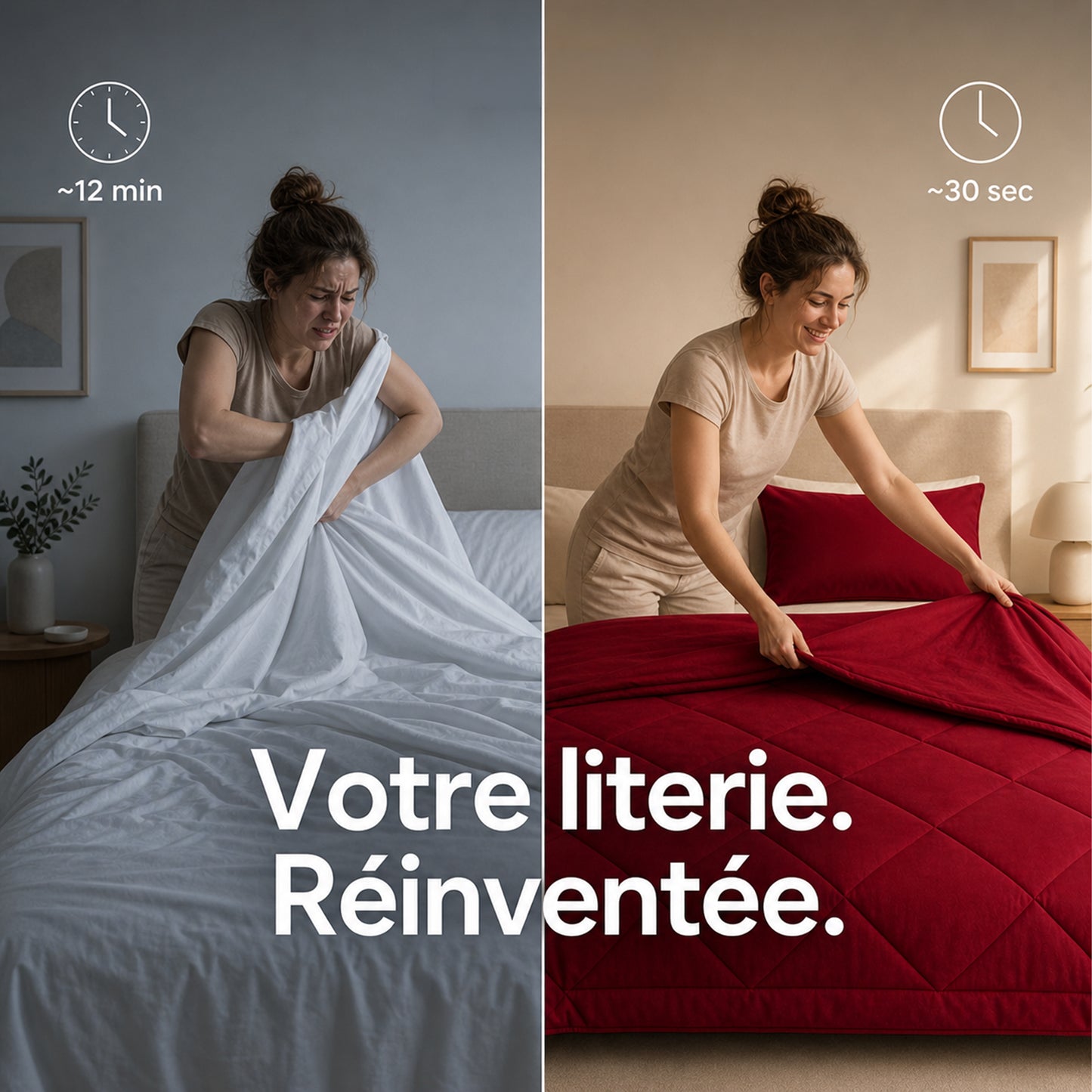 Homelyn® – La couette 2-en-1 sans housse