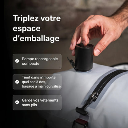 SpacePack — Le sac qui triple la place dans votre valise